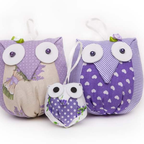 Eulen mit Lavendel gefuellt 30 g